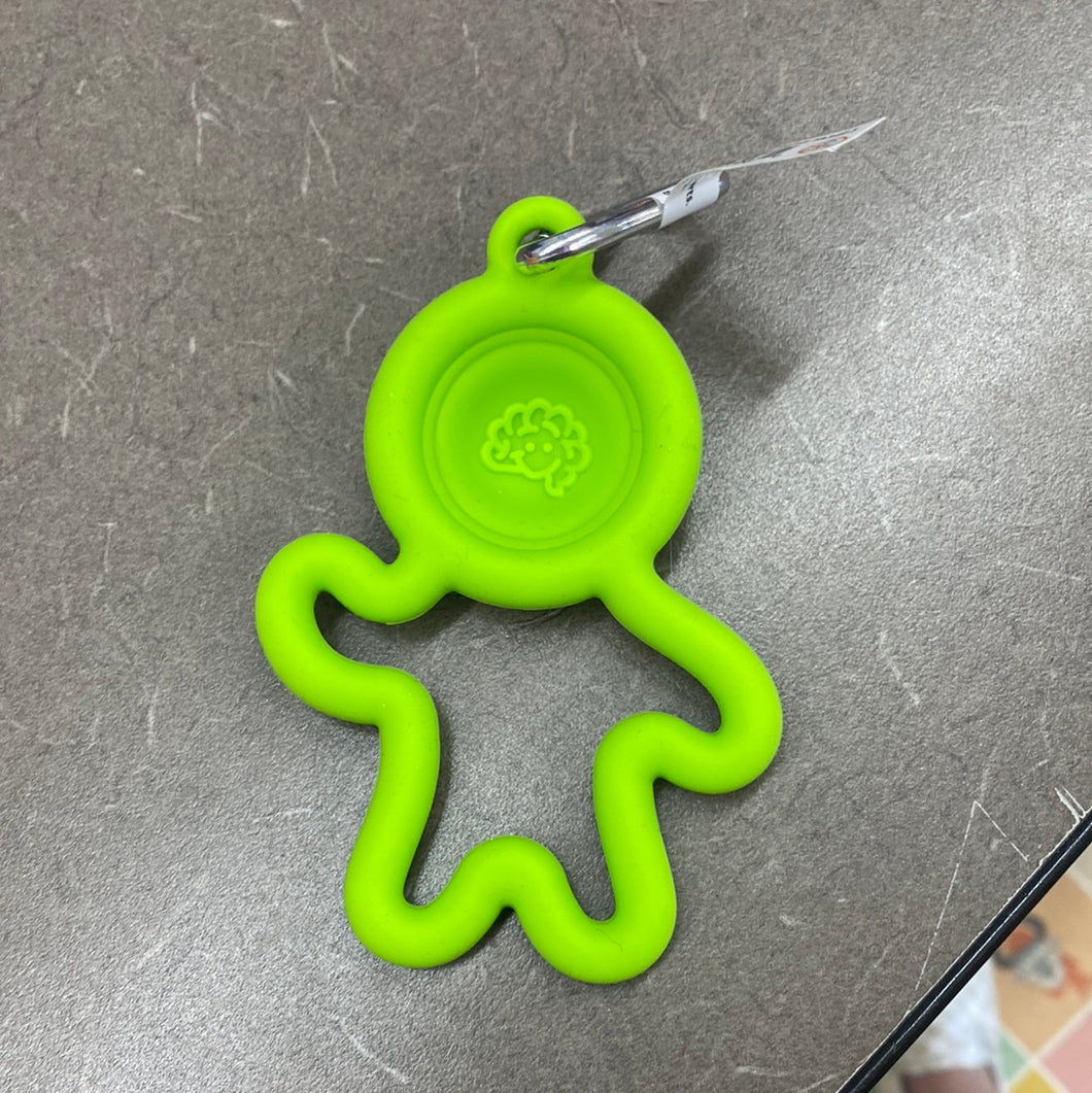 Green Dimpl keychain.