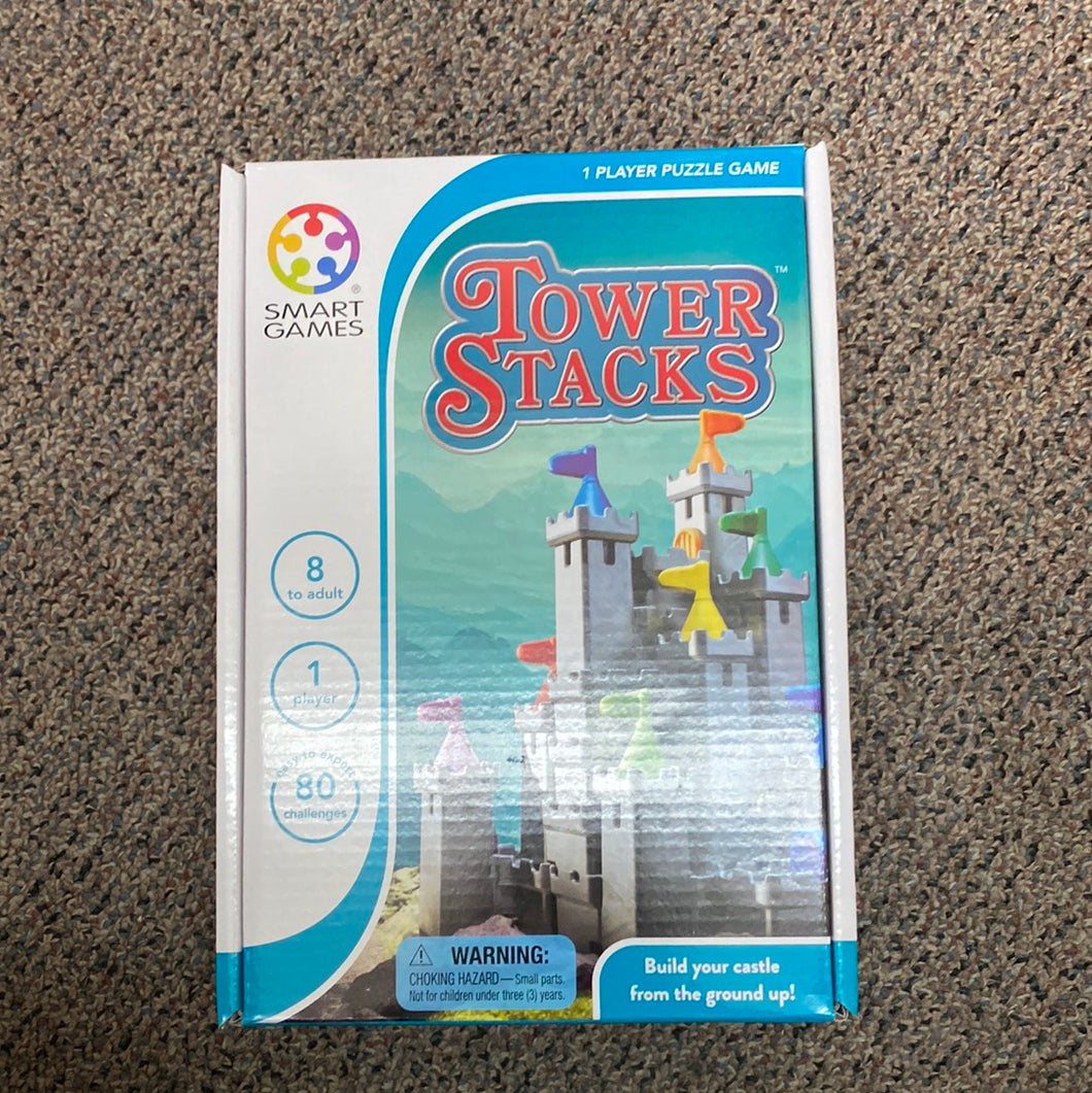 Tower stacks puzzle game